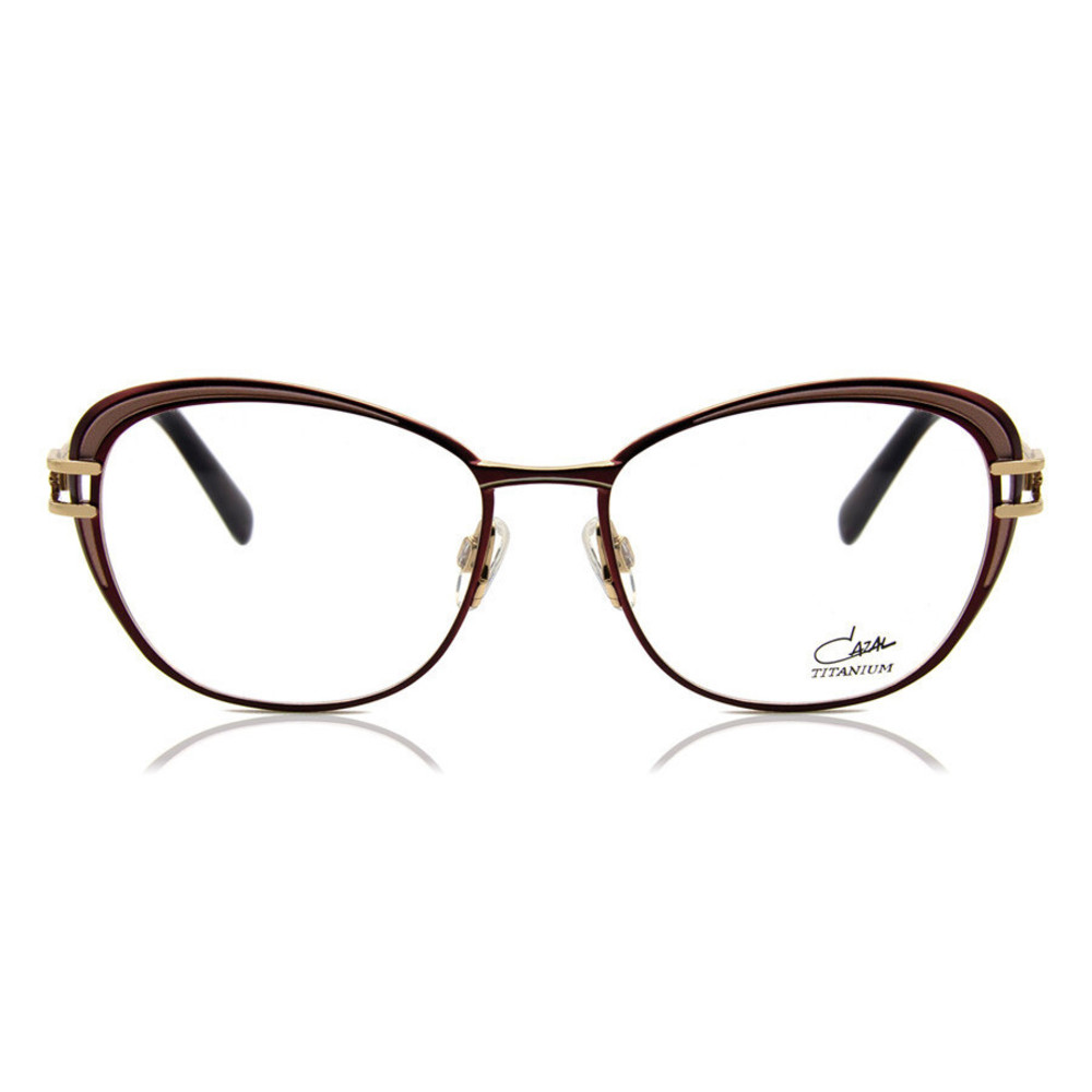 Cazal 1272 eyeglasses 004 Burgundy Red 54mm Women